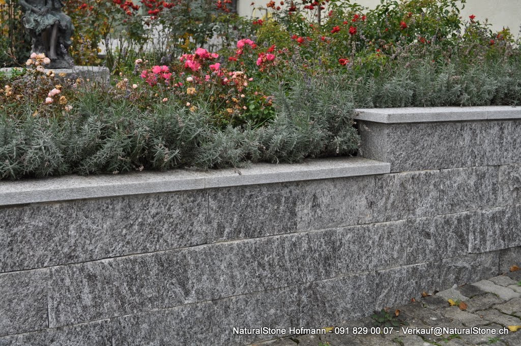 Mauersteine f�r den Gartenbau